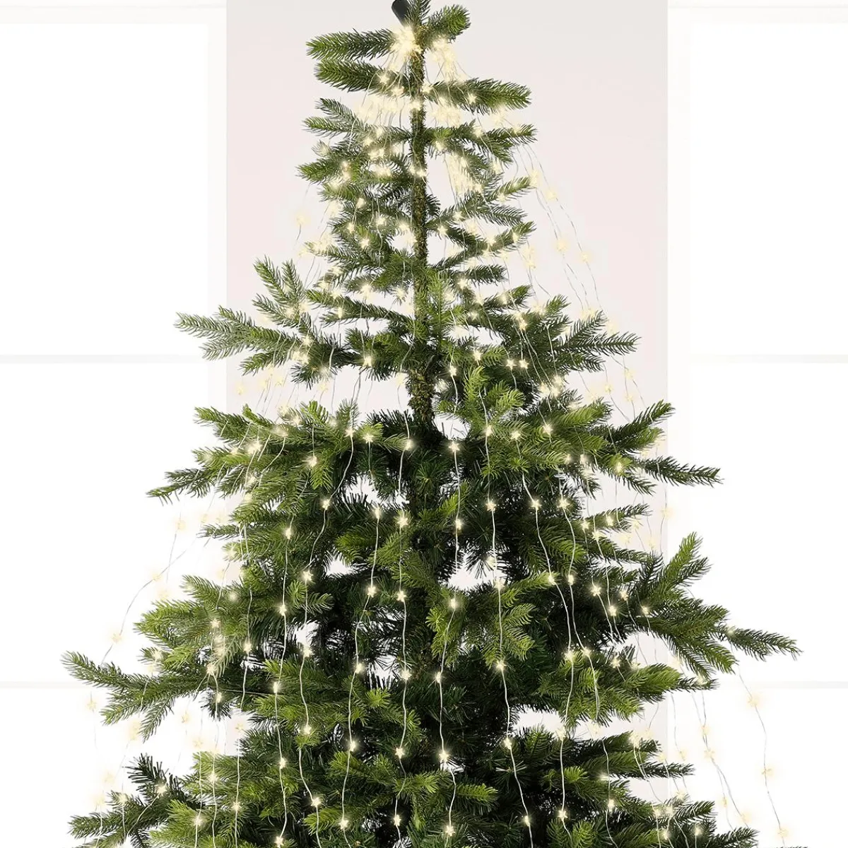 Luces De Navidad>DecoWoerner Haz De Luz LED 190 Cm plata