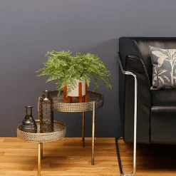 Plantas Verdes|Plantas De Interior>DecoWoerner Helecho Artificial En Maceta 40 Cm verde