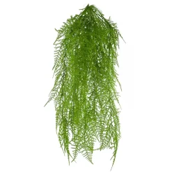 Plantas Verdes|Plantas Colgantes>DecoWoerner Helecho Artificial Percha Ignífuga 68 Cm B1 verde