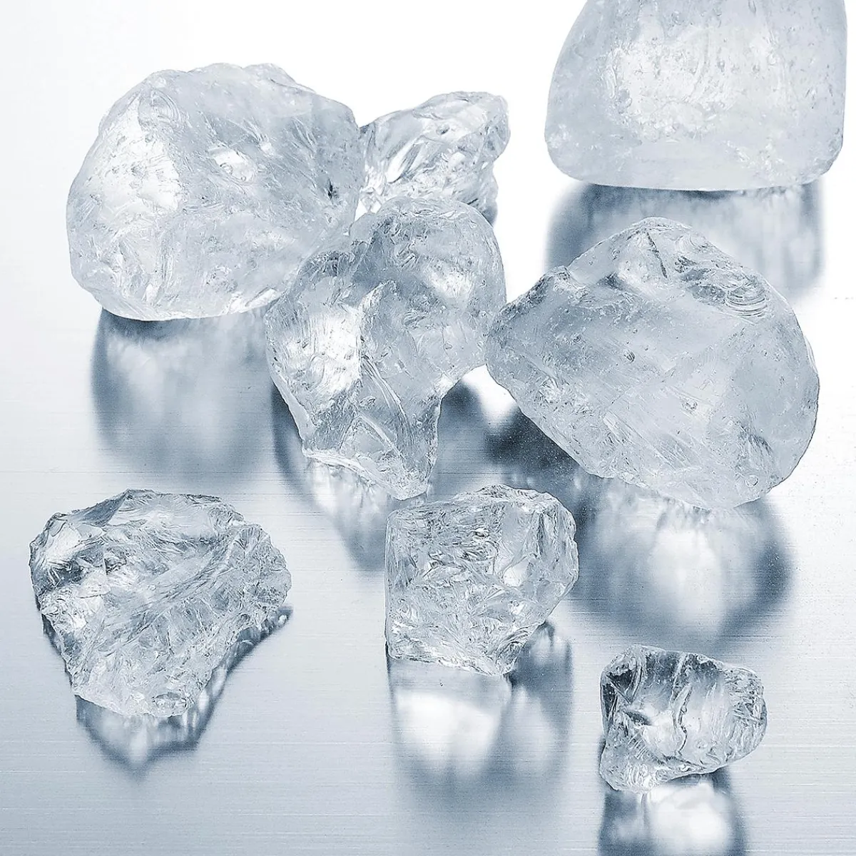 Decoración Dispersa|Decoración De Invierno>DecoWoerner Hielo Picado Decorativo De Vidrio, 1 Kg transparente