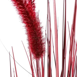 Hierba Decorativa>DecoWoerner Hierba De Caña Artificial En La Maceta Altura 90 Cm rojo
