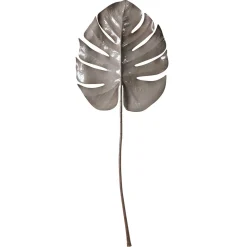 Decoración De Otoño>DecoWoerner Hoja De Monstera Artificial 90 Cm Gris