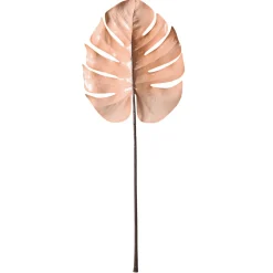 Decoración De Otoño>DecoWoerner Hoja De Monstera Artificial 90 Cm Crema rosa