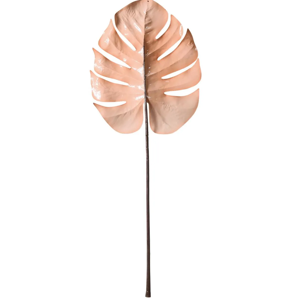 Decoración De Otoño>DecoWoerner Hoja De Monstera Artificial 90 Cm Crema rosa