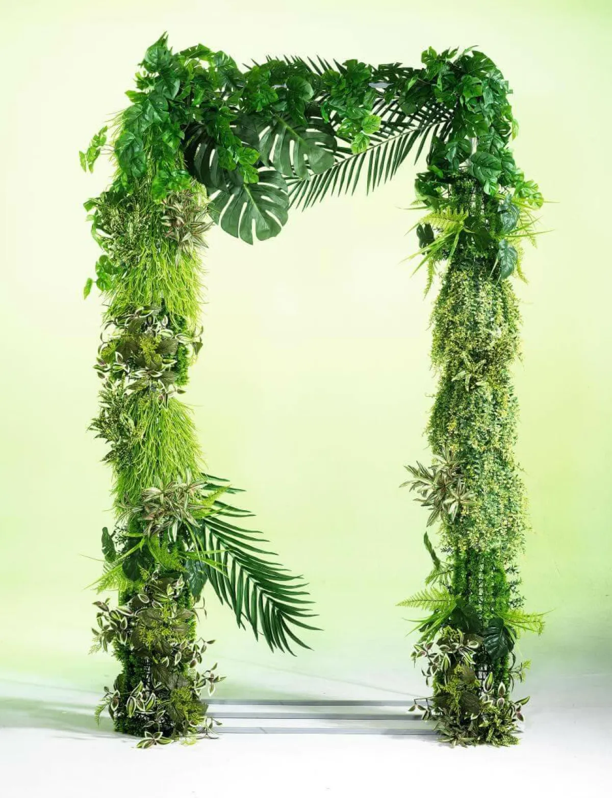 Decoración De Verano|Árboles Artificiales>DecoWoerner Hoja De Palma Areca Decorativa, Longitud 58 Cm, 3 Piezas verde