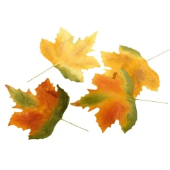 Decoración De Otoño|Hojas>DecoWoerner Hojas De Otoño Decorativas 50 Cm, 4 Pz. multicolor