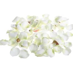 Decoración Dispersa|Decoración De Primavera>DecoWoerner Hojas De Rosas Blancas, 100 Piezas blanco