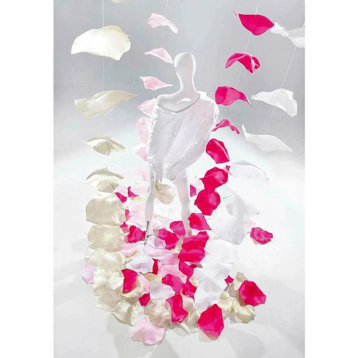 Decoración Dispersa|Decoración Temática>DecoWoerner Hojas De s Decorativas XL, Ø 28 Cm, Fucsia, 30 Piezas rosa