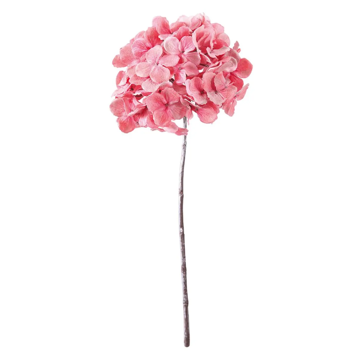 Decoración De Primavera|Flores Artificiales>DecoWoerner Hortensia Artificial 49 Cm Con Brillo rosa