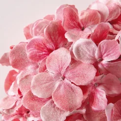 Decoración De Primavera|Flores Artificiales>DecoWoerner Hortensia Artificial 49 Cm Con Brillo rosa