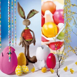Decoración De Pascua>DecoWoerner Huevo De Pascua Decorativo, Longitud 70 Cm rosa