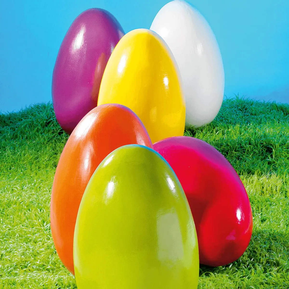 Decoración De Pascua>DecoWoerner Huevo De Pascua Enorme , 50 Cm amarillo