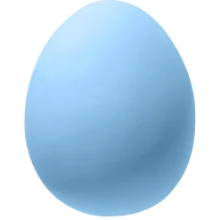 Decoración De Pascua>DecoWoerner Huevo De Pascua Gigante, Color Claro, 30 Cm azul
