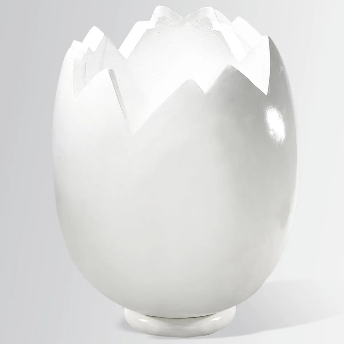 Decoración De Pascua>DecoWoerner Huevo XXL Decorativo, 2 Pz., Longitud 110 Cm blanco