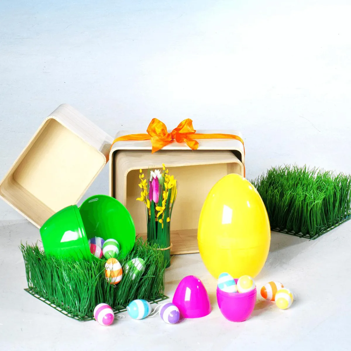 Decoración De Pascua>DecoWoerner Huevos De Pascua Decorativos 6 Cm, A Rayas, 6 Piezas multicolor