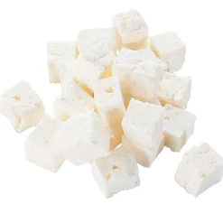 Queso Y Huevos|Platos Y Comida Rápida>DecoWoerner Imitación De Cubos De Queso 20 Piezas blanco