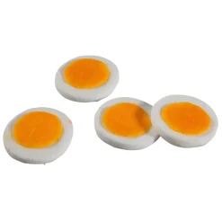 Platos Y Comida Rápida|Queso Y Huevos>DecoWoerner Imitación De Rodajas De Huevo, 4 Piezas amarillo