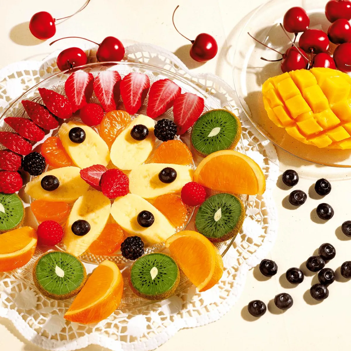 Frutas>DecoWoerner Imitación De Rodajas De Kiwi, 5 Piezas verde