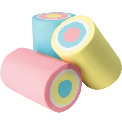 Decoración Temática|Chupetes Xxl>DecoWoerner Imitación De Rollos De Malvavisco 16 Cm, 3 Piezas multicolor