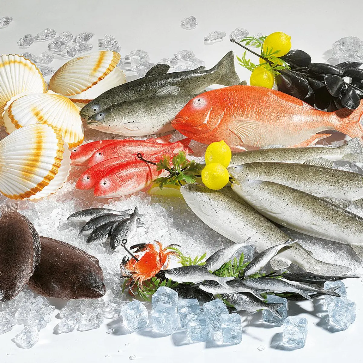 Pescados Y Mariscos>DecoWoerner Imitación De Trenzado De Mejillones 35 Cm negro