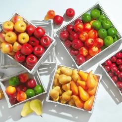 Decoración De Otoño|Frutas>DecoWoerner Imitaciones De Manzanas, 9 Piezas multicolor