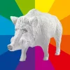 Decoración De Animales>DecoWoerner Jabalí Decorativo, Longitud: 160 Cm