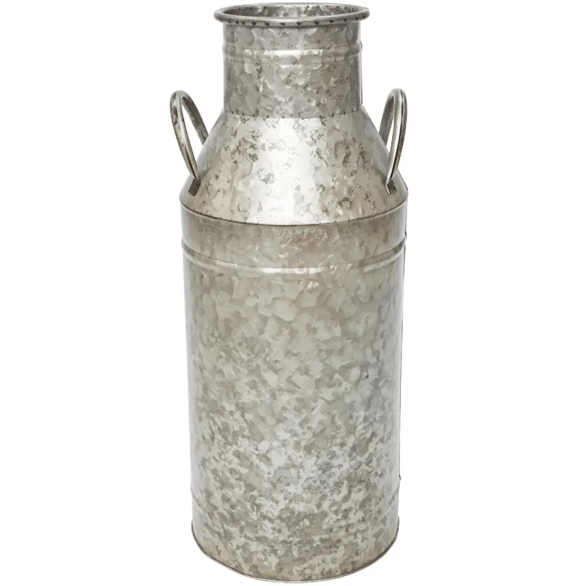 Decoración Temática|Macetas Y Artículos De Decoración>DecoWoerner Jarra De Leche Decorativa De Zinc 51 Cm Gris