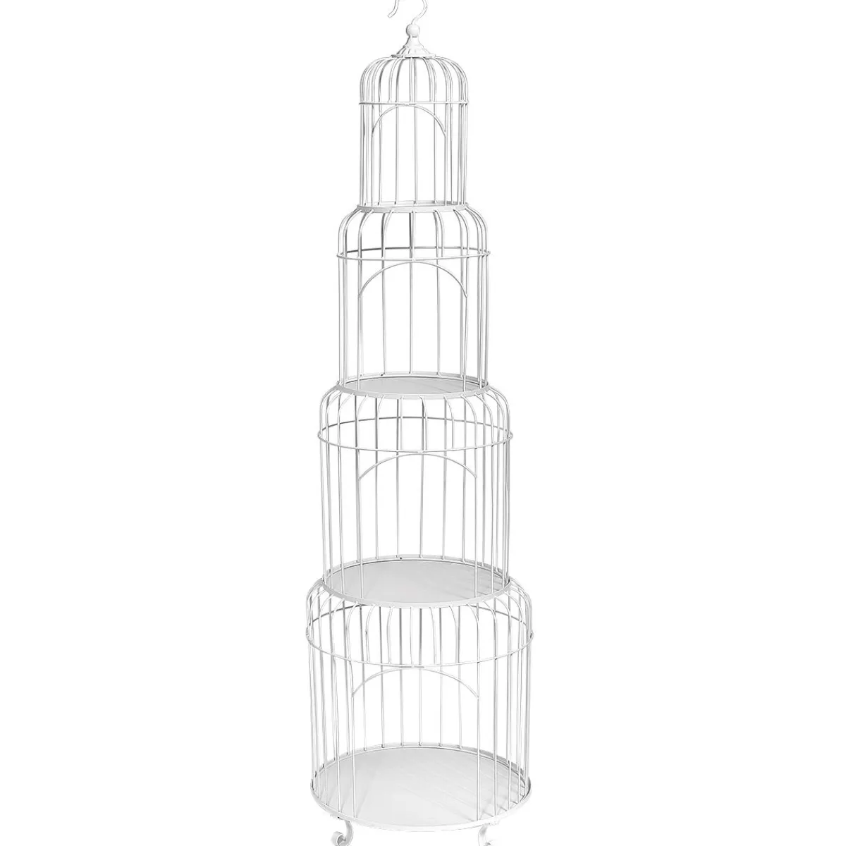 Decoración De Primavera>DecoWoerner Jaula Para Pájaros, 185 Cm, Blanca blanco