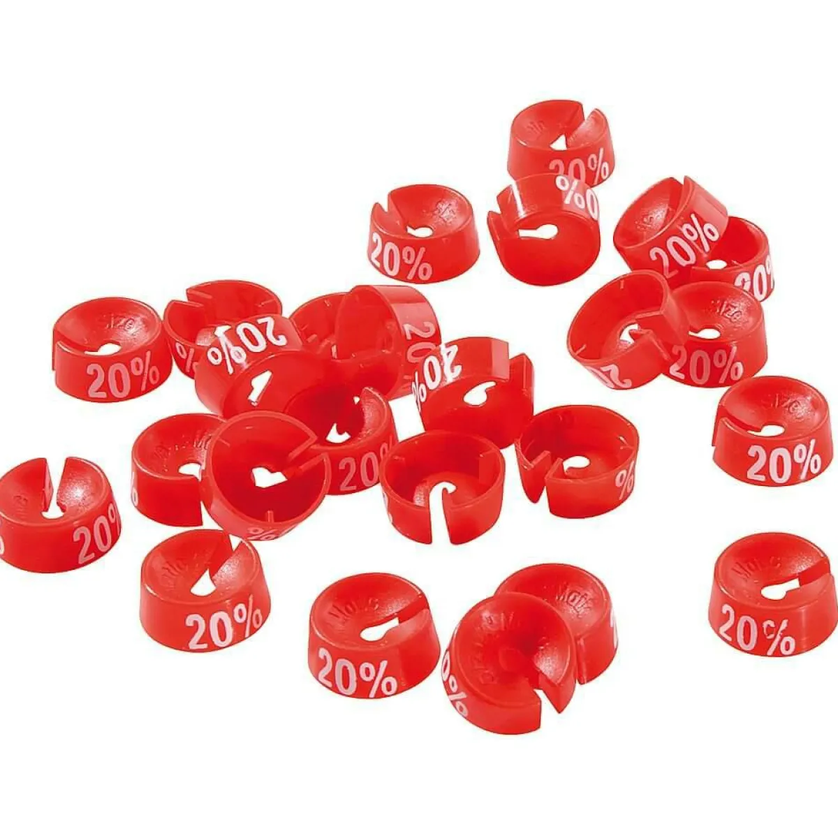 Material De Rebajas|Separadores De Talla Y Marcadores De Tallas>DecoWoerner Jinete De Número, 20% rojo