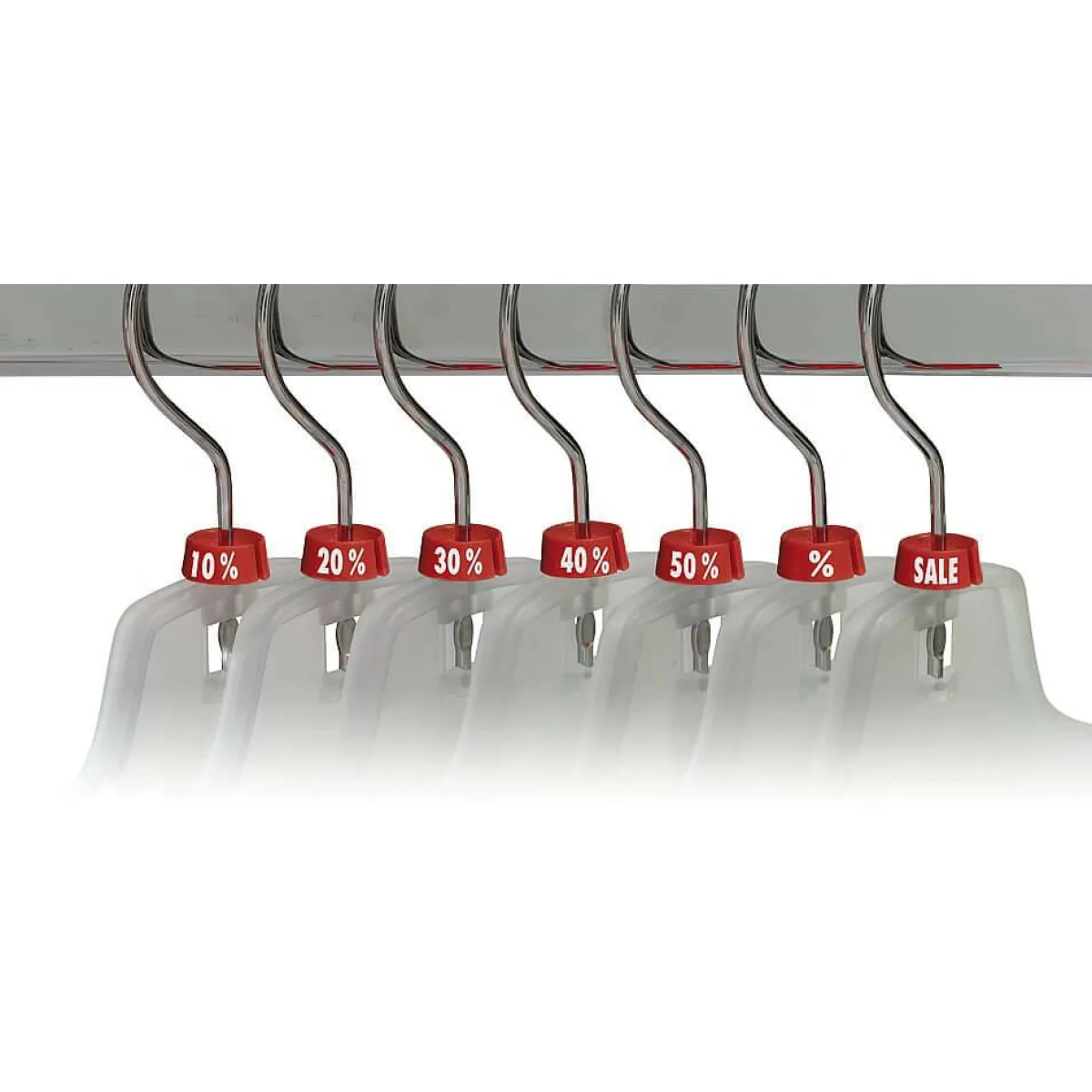 Material De Rebajas|Separadores De Talla Y Marcadores De Tallas>DecoWoerner Jinete De Número, 20% rojo