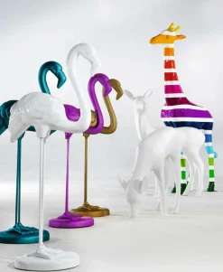 Decoración De Animales|Decoración Temática>DecoWoerner Jirafa Decorativa Altura 190 Cm, multicolor