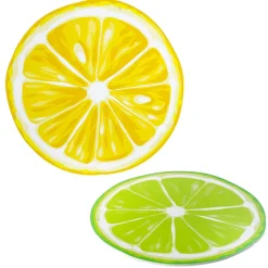 Decoración De Verano>DecoWoerner Juego De Exhibición Limette & Zitrone 35/40 Cm amarillo
