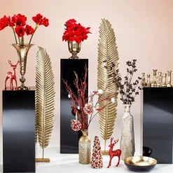 Decoración De Animales|Figuras De Navidad>DecoWoerner Juego De Pájaros Artificiales 3 Pcs rojo