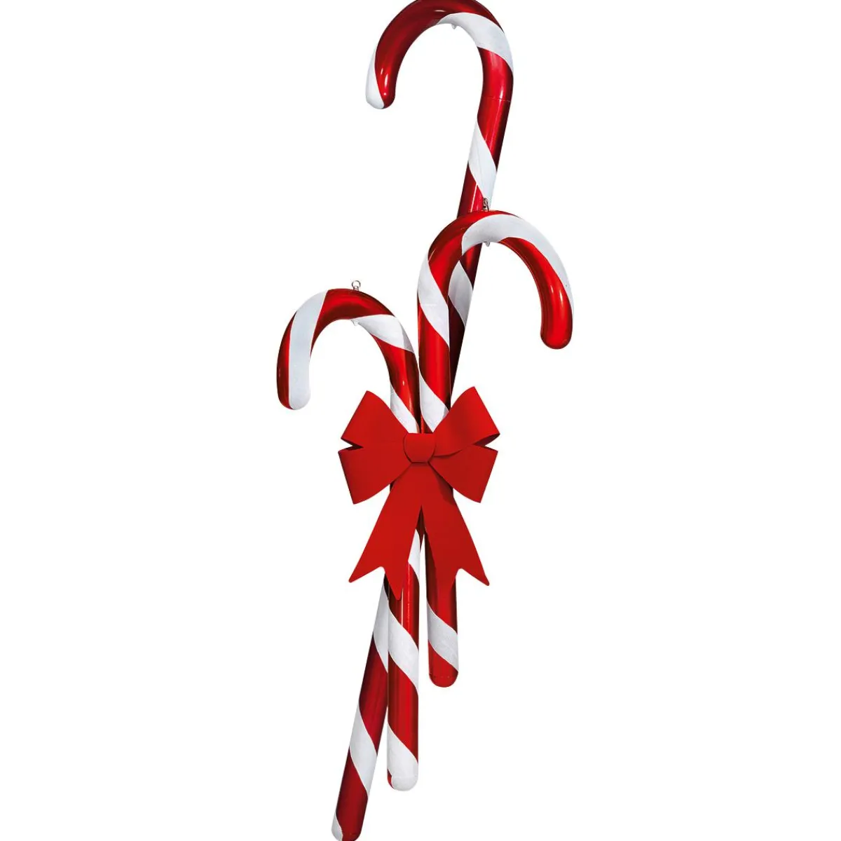 Chupetes Xxl|Decoración Navideña Xxl>DecoWoerner Jumbo Candy Cane, Bastón De Azúcar, 215 Cm rojo
