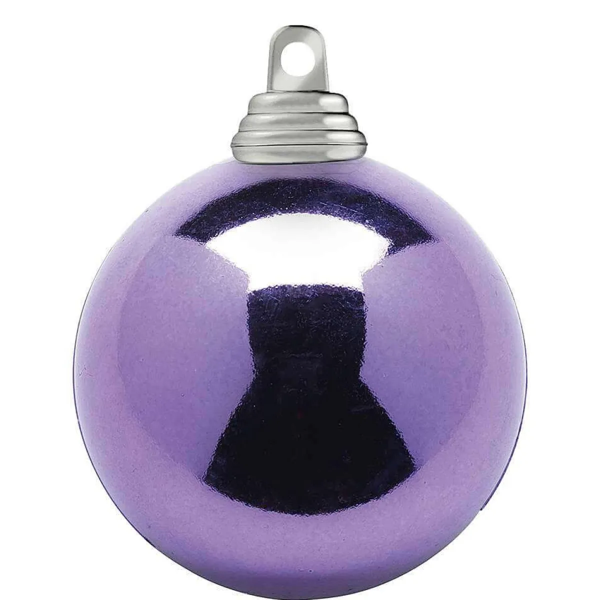 Bolas De Navidad>DecoWoerner Lavanda, Bolas De Navidad Brillantes De Plástico Ignífugo, 6 Cm Ø - 24 Uds. violeta