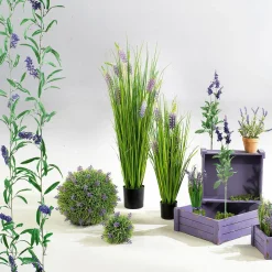 Decoración De Primavera|Plantas De Interior>DecoWoerner Lavanda Decorativa Con Maceta, 23 Cm violeta
