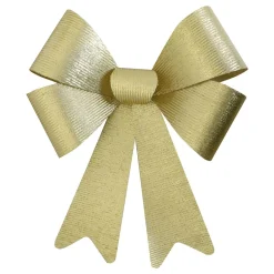 Decoración Temática|Figuras De Navidad>DecoWoerner Lazo De Plástico Con Aspecto De Mica Dorada oro