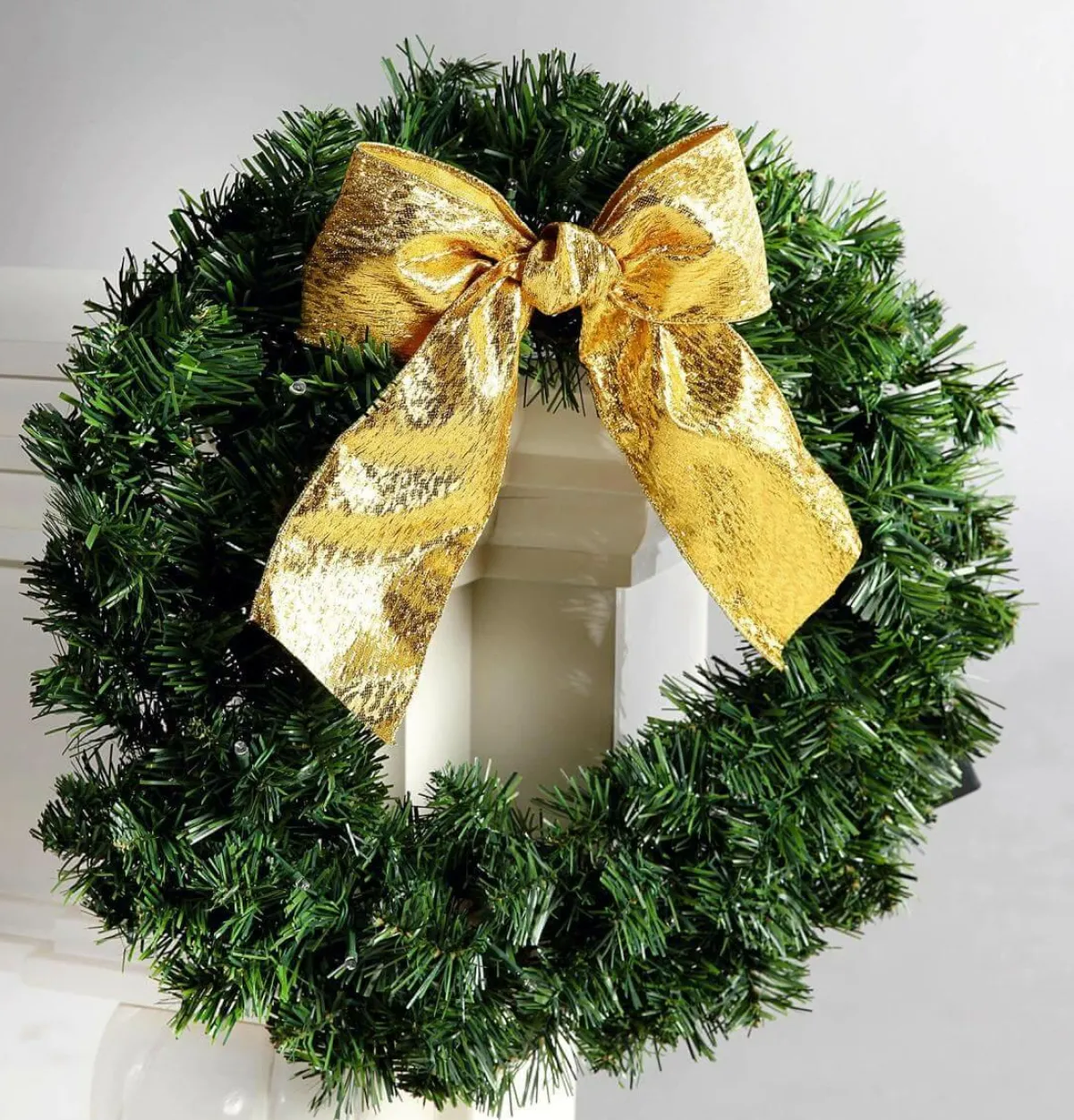 Figuras De Navidad|Árboles De Navidad Artificiales>DecoWoerner Lazo Decorativo Anchura 20 Cm, 10 Piezas oro
