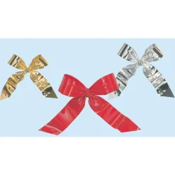 Decoración Navideña Xxl>DecoWoerner Lazo Decorativo Para Exterior, 100 Cm Dorado, B1 oro
