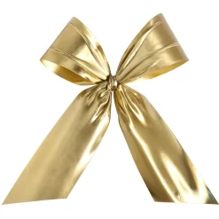 Decoración Navideña Xxl>DecoWoerner Lazo Decorativo Para Exterior, 70 Cm Dorado, B1 oro
