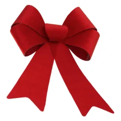 Decoración Temática|Figuras De Navidad>DecoWoerner Lazos De Terciopelo s De PVC rojo