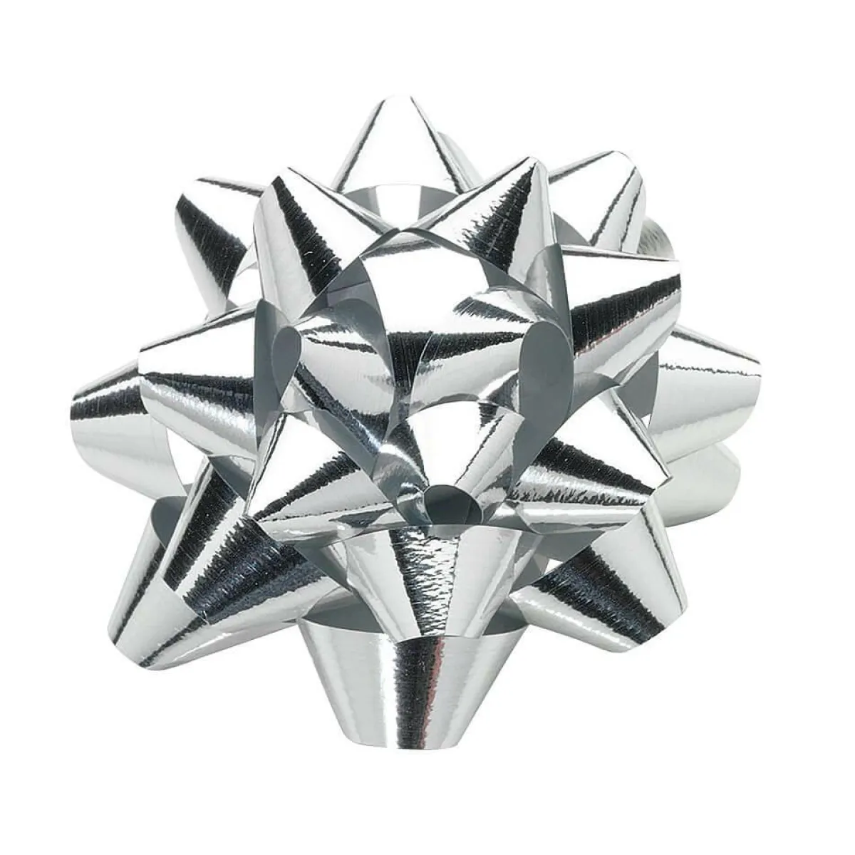 Lazos De Regalo>DecoWoerner Lazos Decorativos Plateados Para Pegar Ø 6 Cm , 25 Piezas plata