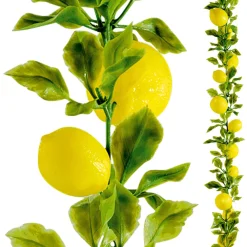 Guirnaldas Y Vides|Frutas>DecoWoerner Limonera Artificial 200 Cm amarillo