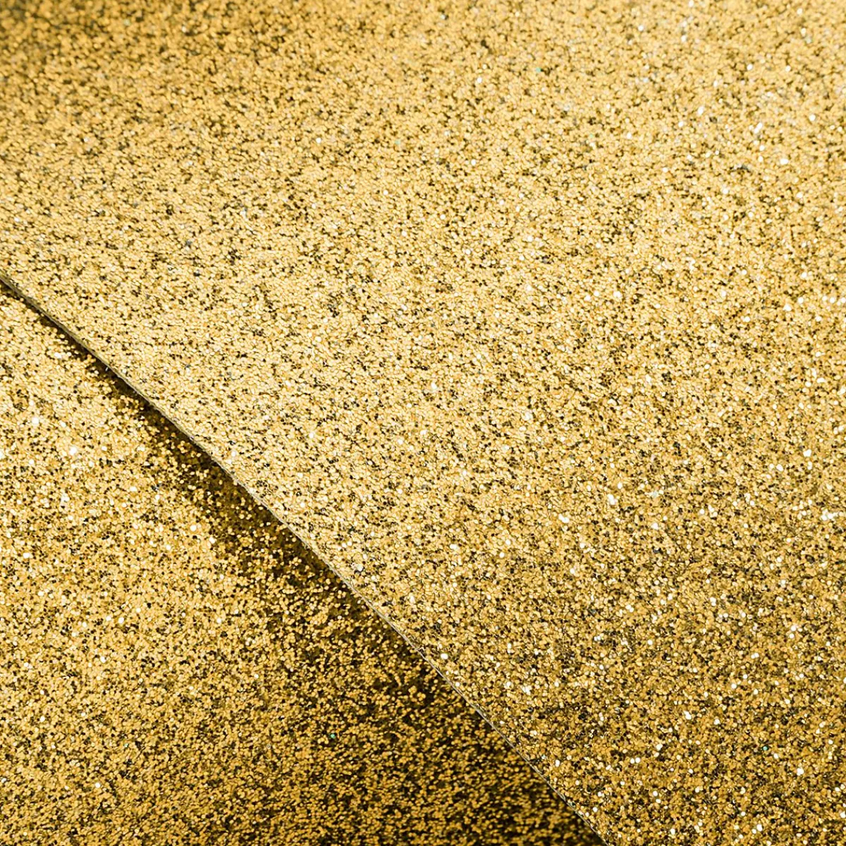 Láminas Y Películas Decorativas>DecoWoerner Lámina Adhesiva De Purpurina Dorada 50 Cm X 5 M Rollo oro