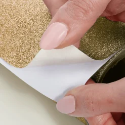 Láminas Y Películas Decorativas>DecoWoerner Lámina Adhesiva De Purpurina De Color Champán Rollo De 50 Cm X 5 M oro