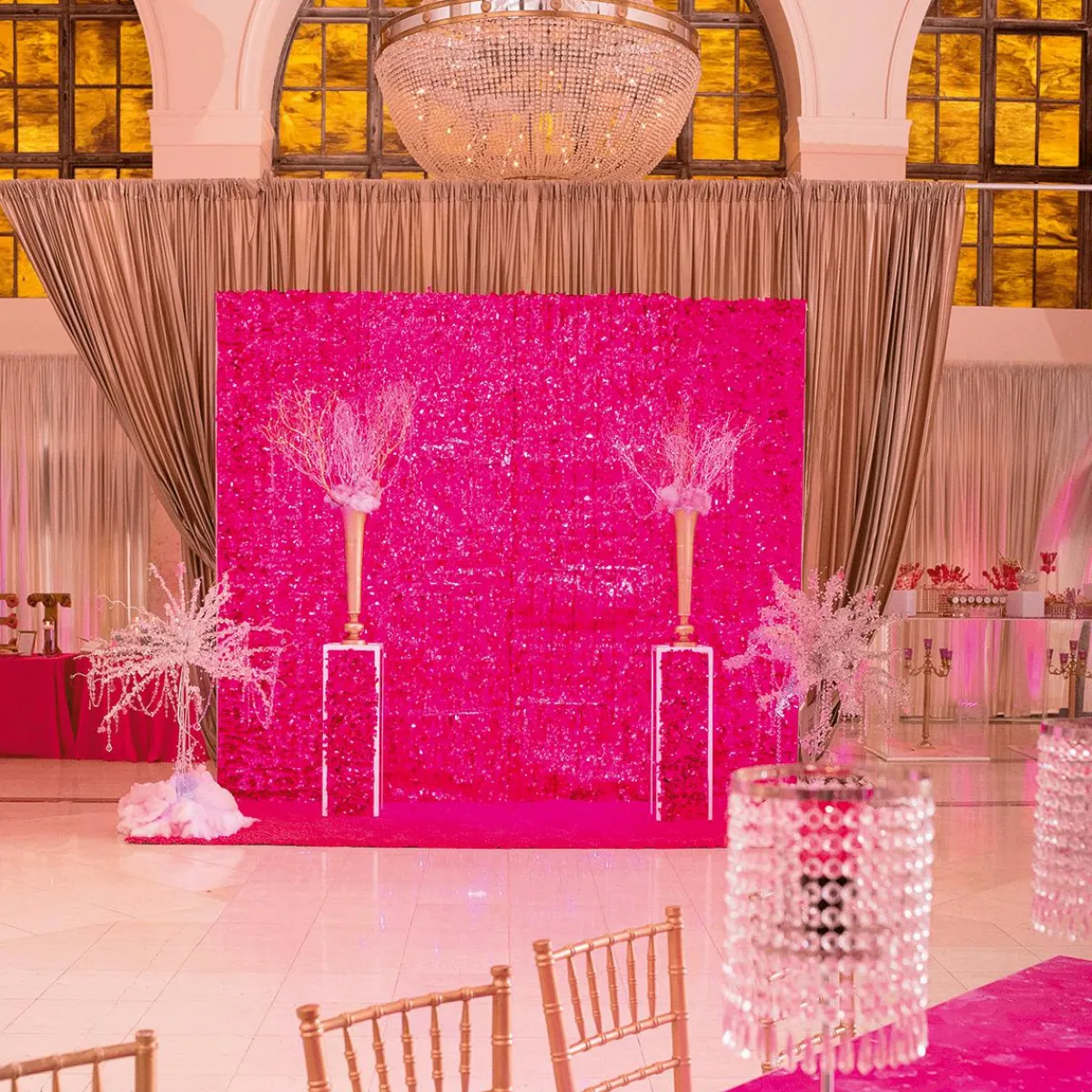 Láminas Y Películas Decorativas>DecoWoerner Lámina Metálica Troquelada De 90 Cm De Ancho, rosa