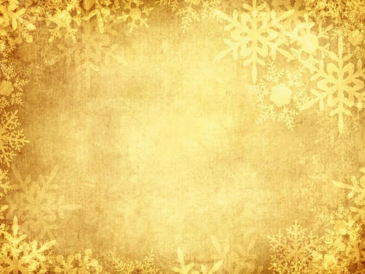 Pancartas Temáticas|Pancartas De Navidad E Invierno>DecoWoerner Lona XXL "Golden Snow Crystals" De Lona De Camión Ignífuga 250 X 330 Cm oro