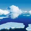 Bandera Xxl|Decoración De Invierno>DecoWoerner Lona XXL "Témpanos De Hielo En El Mar Polar" De Lona De Camión Ignífuga 300 X 400 Cm