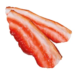 Platos Y Comida Rápida|Carnes Y Embutidos>DecoWoerner Lonchas De Bacon 17 Cm, Paquete 2 Unidades rojo