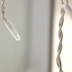 Luces De Navidad>DecoWoerner Luz Icicle Light LED Parpadeante Para Uso Profesional Sistema IP67, 114 LED, 300 X 50 Cm blanco